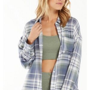 Z Supply Super Soft Flannel Button Down Shirt